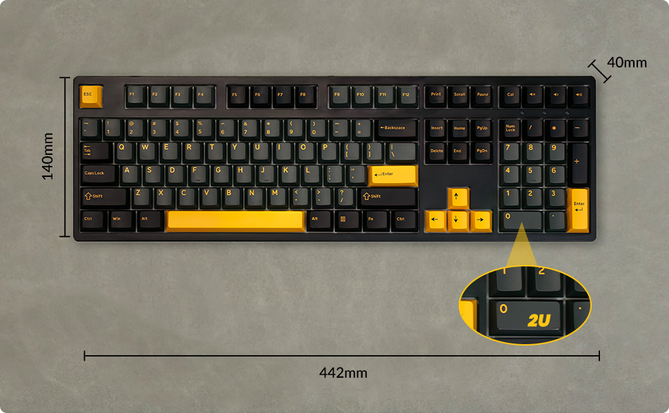 Optimized Numpad Layout