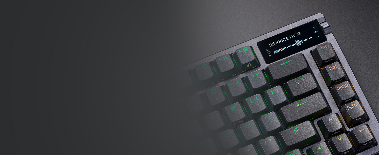 OLED DISPLAY & THREE-WAY CONTROL KNOB
