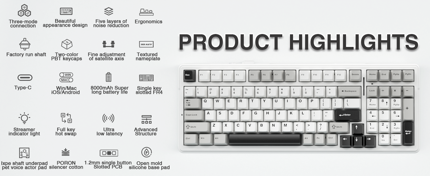 The Aula F99 Mechanical Keyboard