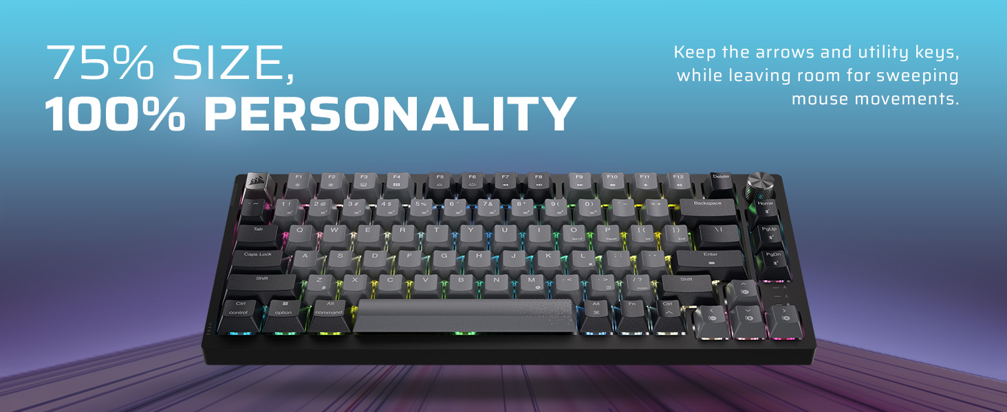 Compact 75% Form Factor