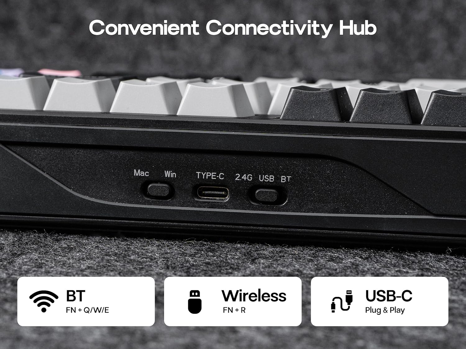 360° Showcasing on Pre-Lubed Switch, Connectivity, RGB Backlit
