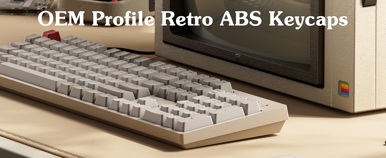 Durable Double-Shot Keycaps