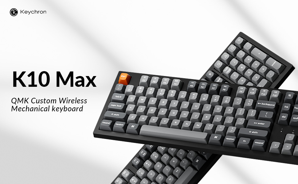 Keychron K10 Max QMK Wireless Mechanical Keyboard