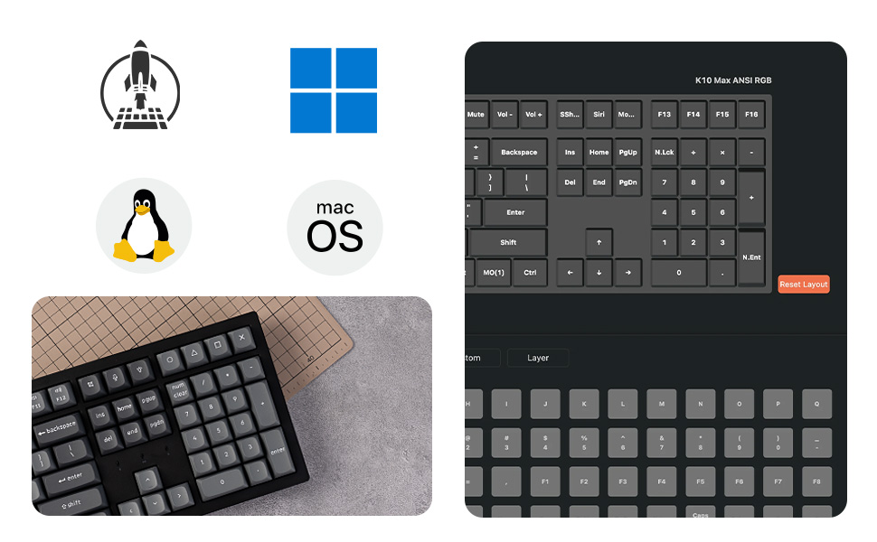 Remap with Keychron web app