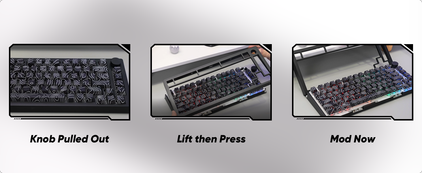How to Tool-free Assemble and Disassemble M1 V5 Keyboards Rapidly
