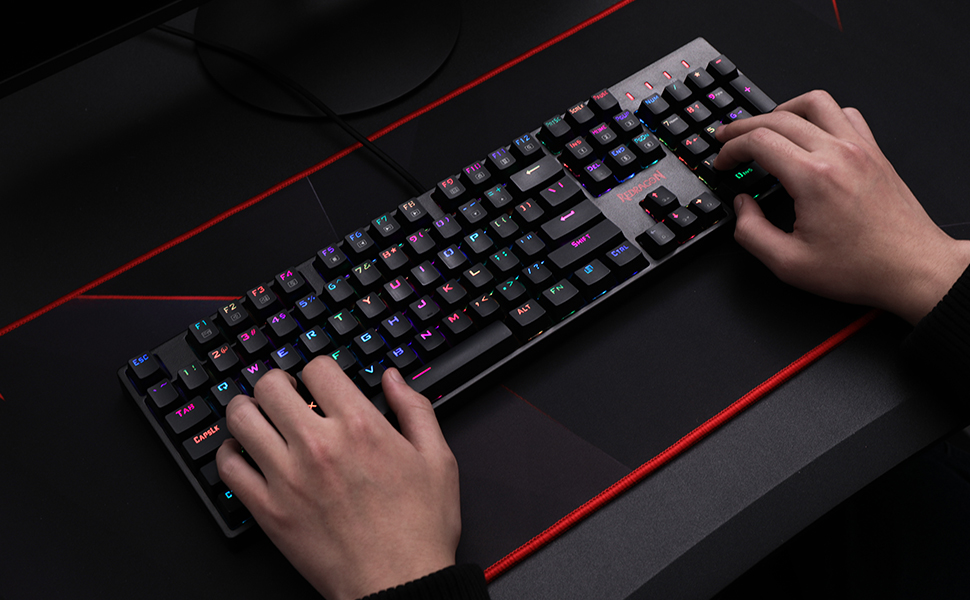 Customizable Per-Key RGB Lighting