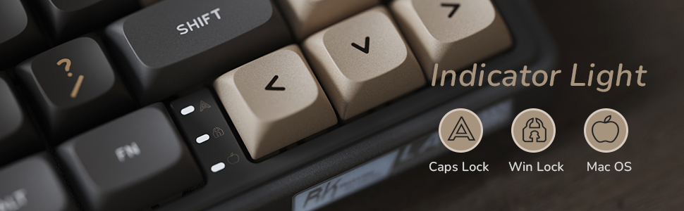 The RKR65 Compact Keyboard