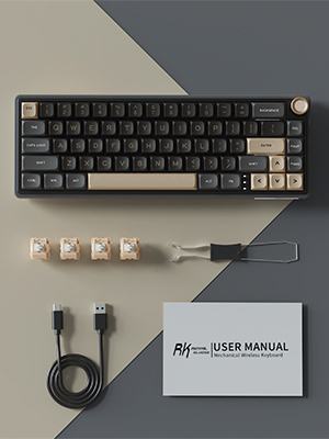 RK ROYAL KLUDGE RGB Mechanical Keyboard--BORN FOR GAMING